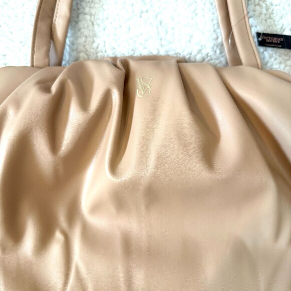 Victoria’s Secret Large Beige Tote Bag – NWT – Shoulder Purse Handbag - Picture 4 of 8